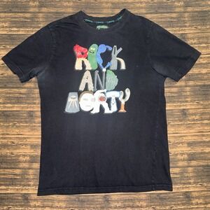 DeKryptic Rick and Morty T Shirt Mens Small Black Graphic Tee